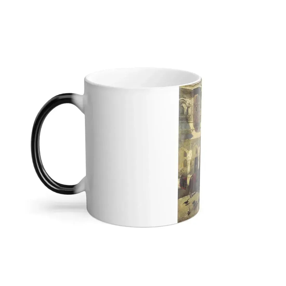 Edwin Lord Weeks (1849-1903) Rahaj Starting on a Hunt - oil on canvas - Color Changing Mug 11oz - Go Mug Yourself