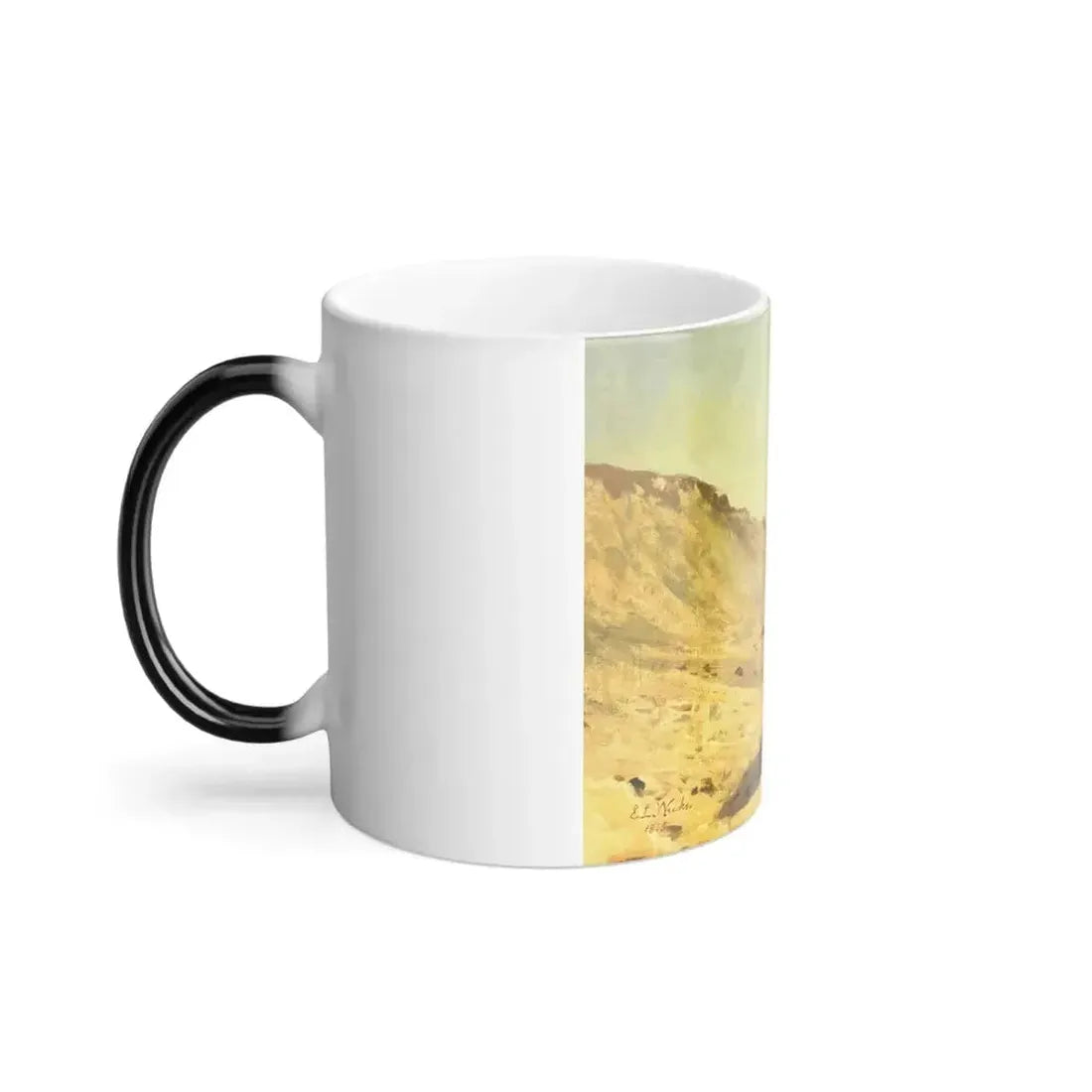 Edwin Lord Weeks (1849-1903) The Camel Rider - oil on canvas 1875 - Color Changing Mug 11oz - Go Mug Yourself