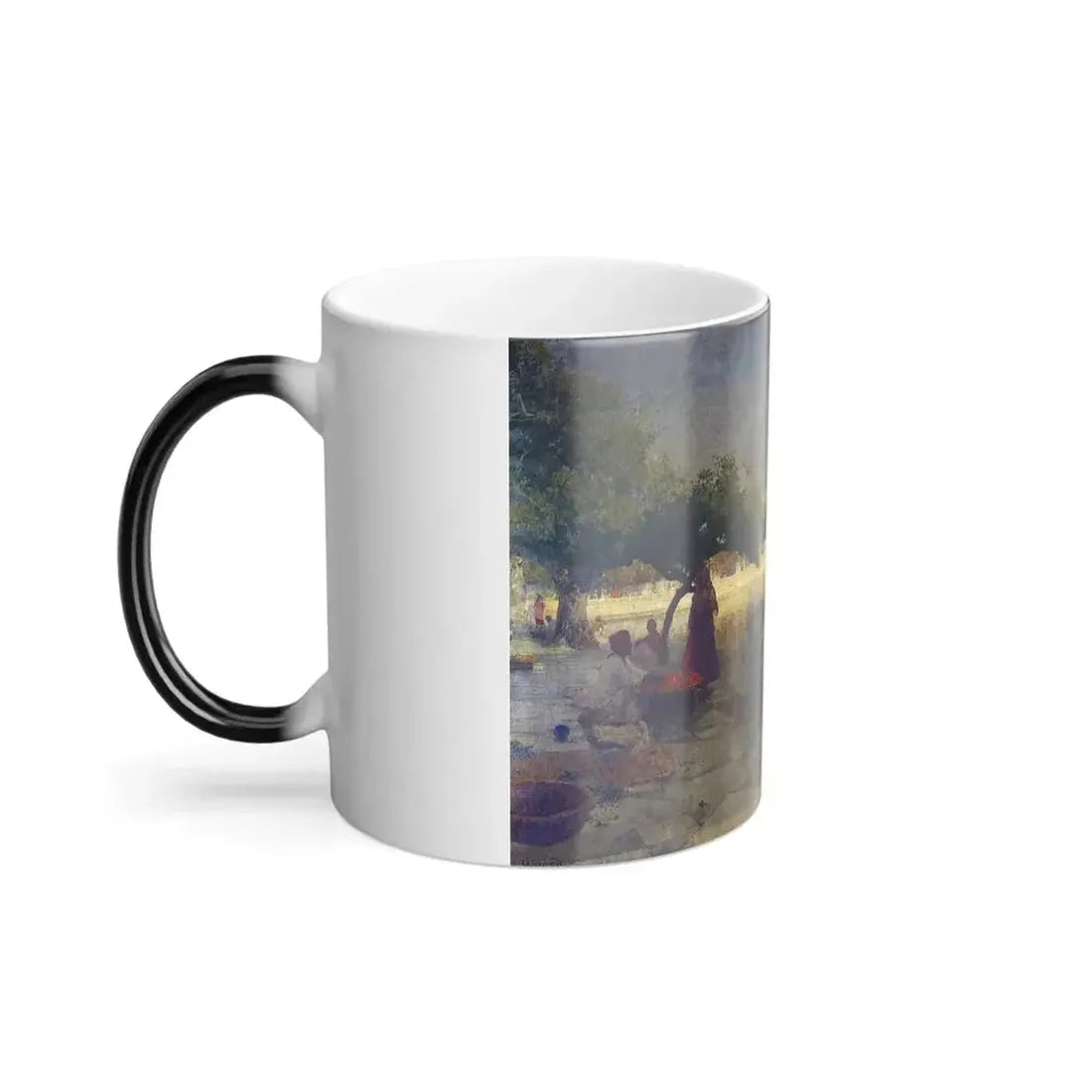 Edwin Lord Weeks (1849-1903) The Golden Temple, Amritsar - oil on canvas 1890 - Color Changing Mug 11oz - Go Mug Yourself
