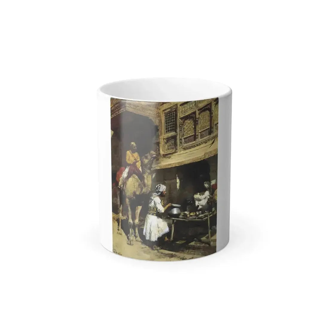 Edwin Lord Weeks (1849-1903) The Metalsmith's Shop - oil on canvas - Color Changing Mug 11oz 11oz - Go Mug Yourself