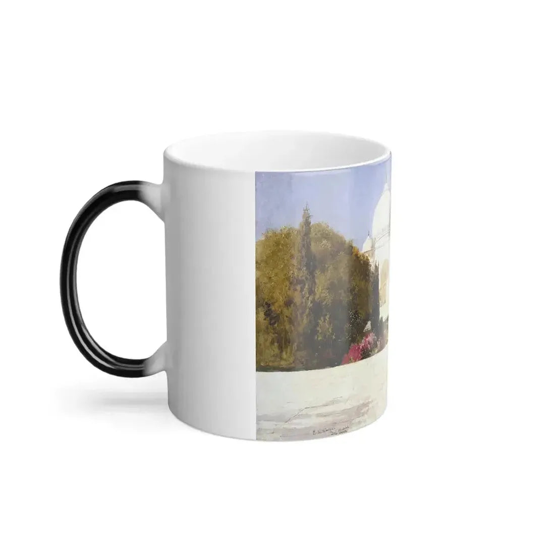 Edwin Lord Weeks (1849-1903) The Taj Mahal - oil on canvas 1883 - Color Changing Mug 11oz - Go Mug Yourself