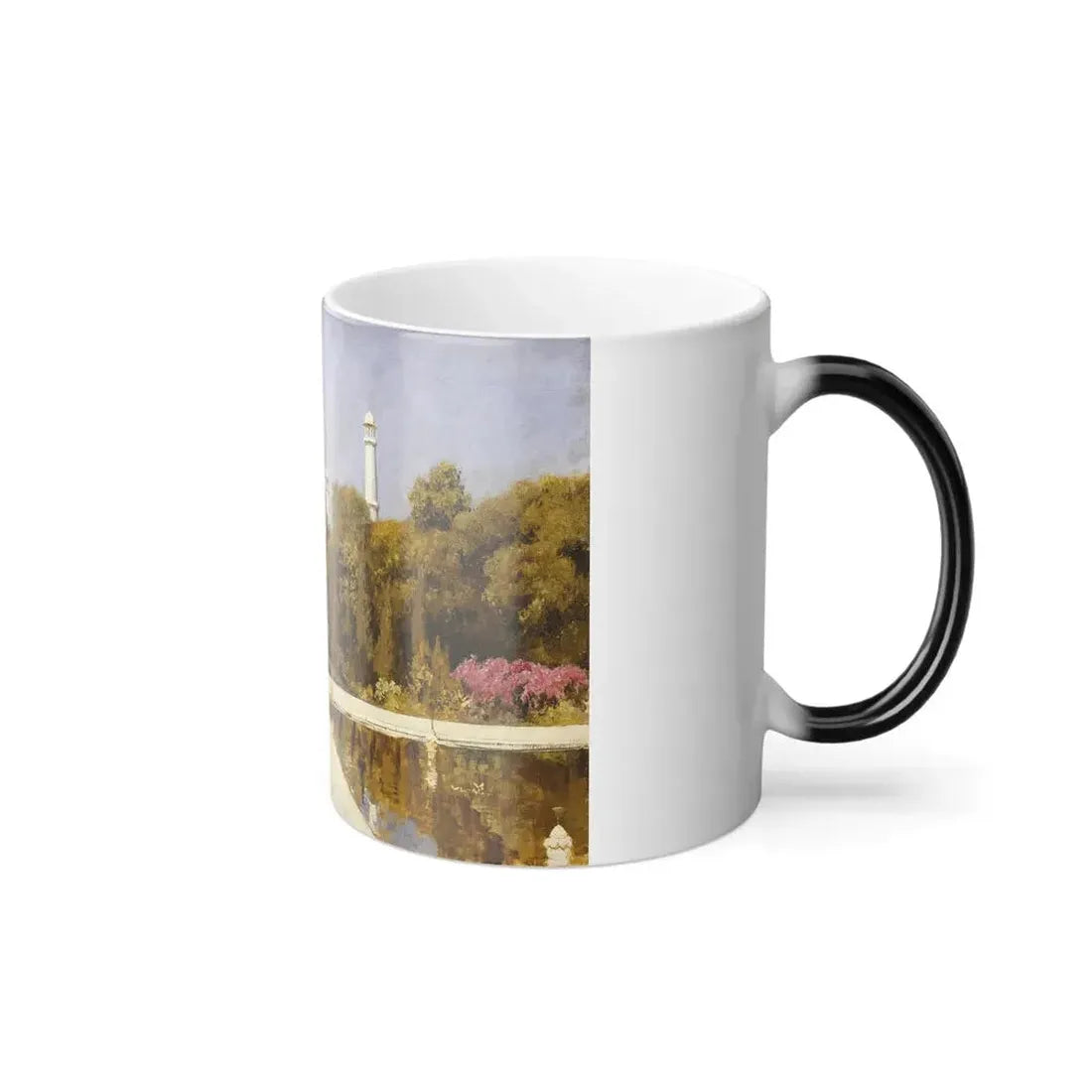 Edwin Lord Weeks (1849-1903) The Taj Mahal - Oil on composition board 1883 - Color Changing Mug 11oz - Go Mug Yourself