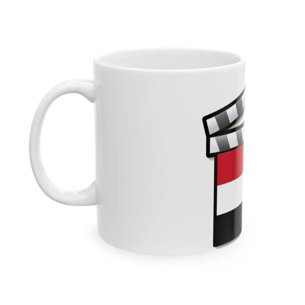 Egypt film clapperboard (Egypt) White Coffee Mug - Go Mug Yourself