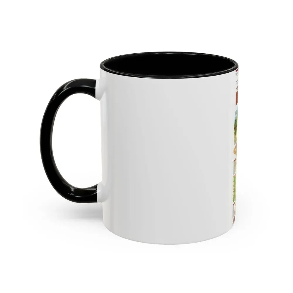 Egypt's Nile Valley- The North (1995) (Map) Accent Coffee Mug - Go Mug Yourself