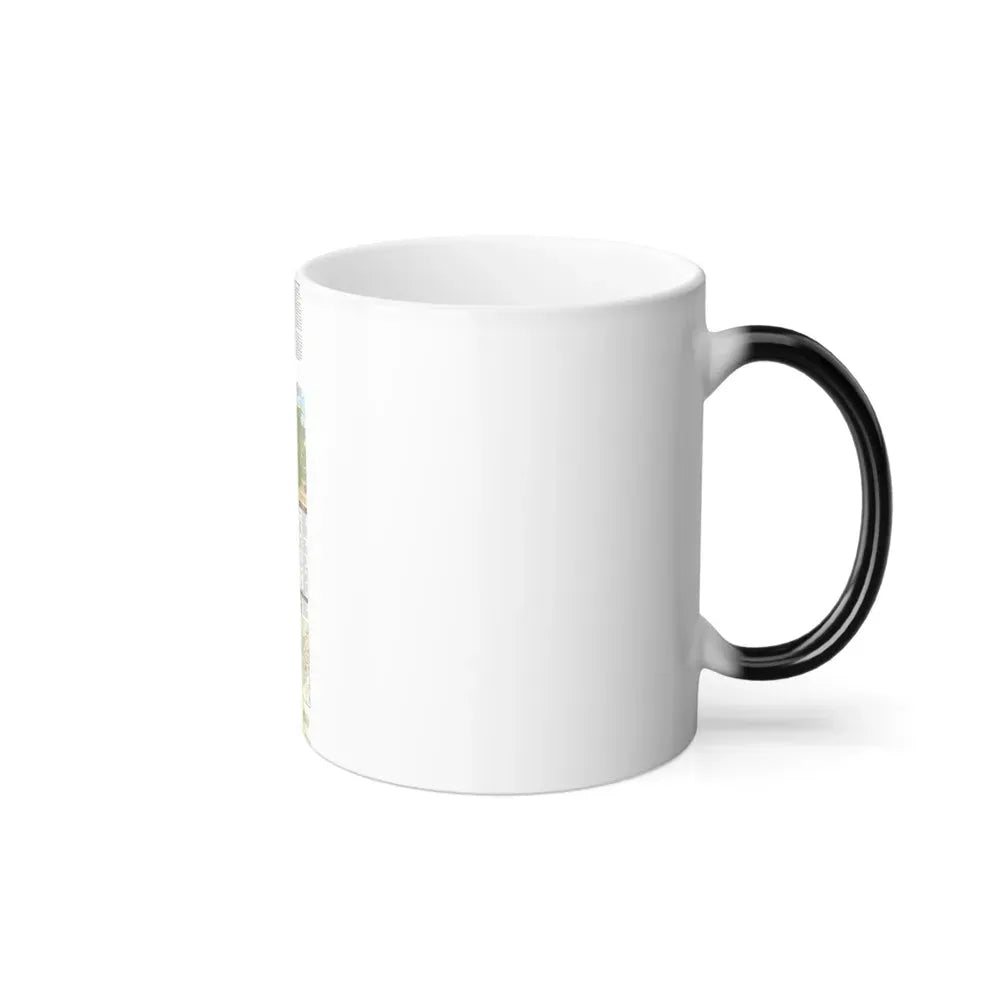 Egypt's Nile Valley- The North (1995) (Map) Color Changing Mug 11oz - Go Mug Yourself