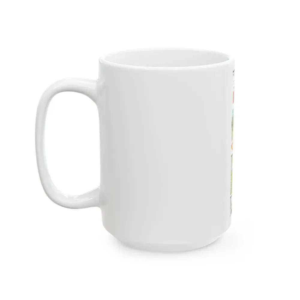 Egypt's Nile Valley- The North (1995) (Map) White Coffee Mug - Go Mug Yourself