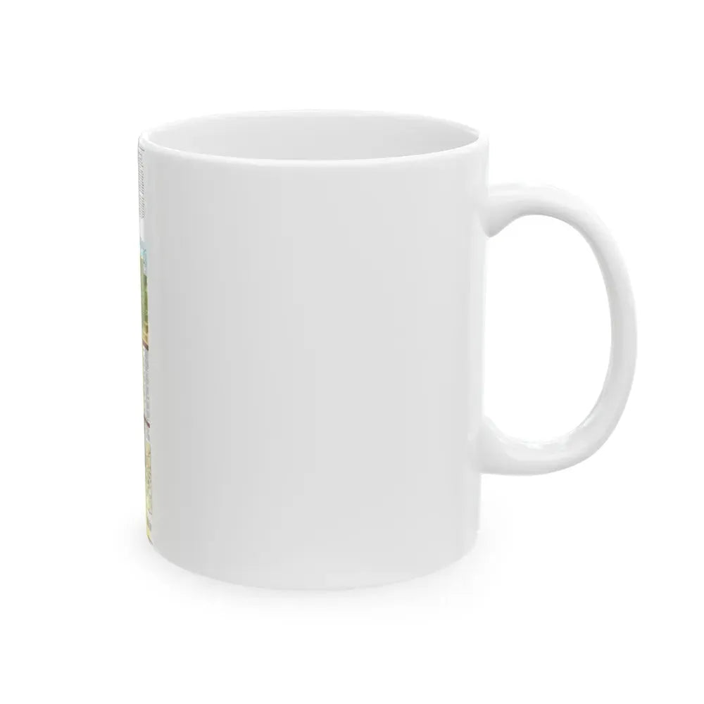 Egypt's Nile Valley- The North (1995) (Map) White Coffee Mug - Go Mug Yourself
