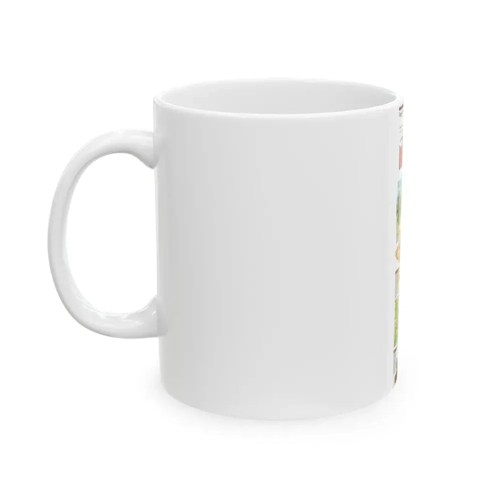 Egypt's Nile Valley- The North (1995) (Map) White Coffee Mug - Go Mug Yourself