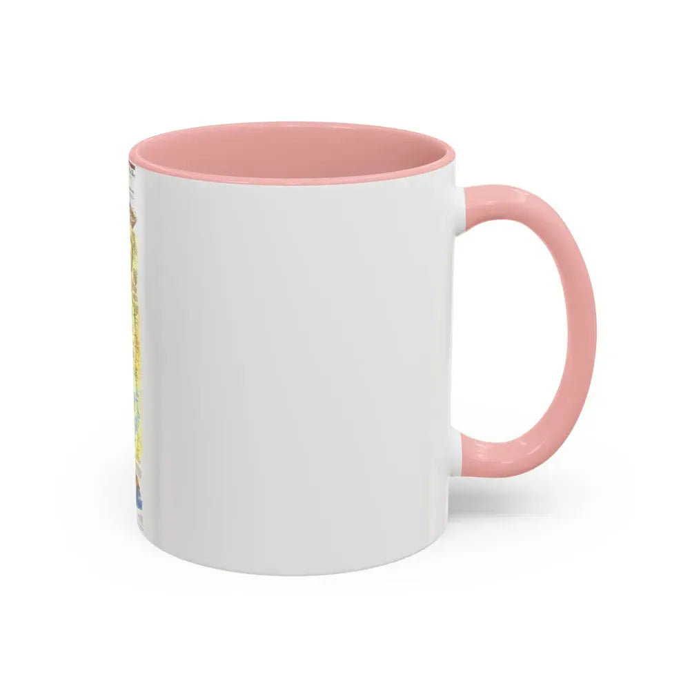 Egypt's Nile Valley- The South (1995) (Map) Accent Coffee Mug - Go Mug Yourself