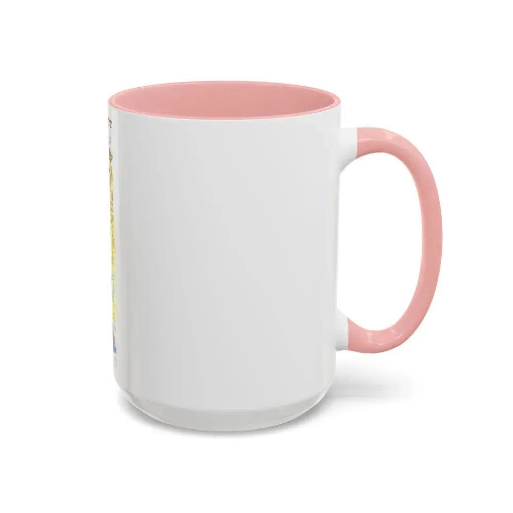 Egypt's Nile Valley- The South (1995) (Map) Accent Coffee Mug - Go Mug Yourself