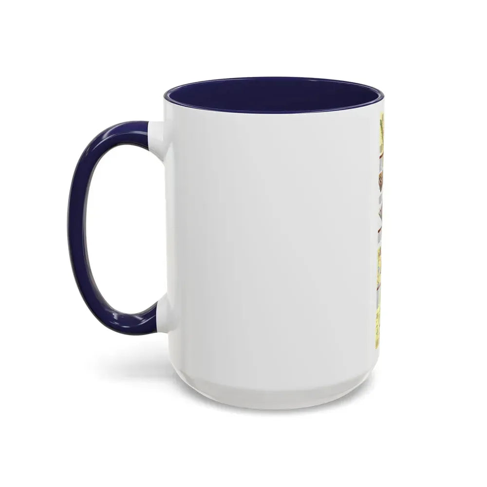 Egypt's Nile Valley- The South (1995) (Map) Accent Coffee Mug - Go Mug Yourself