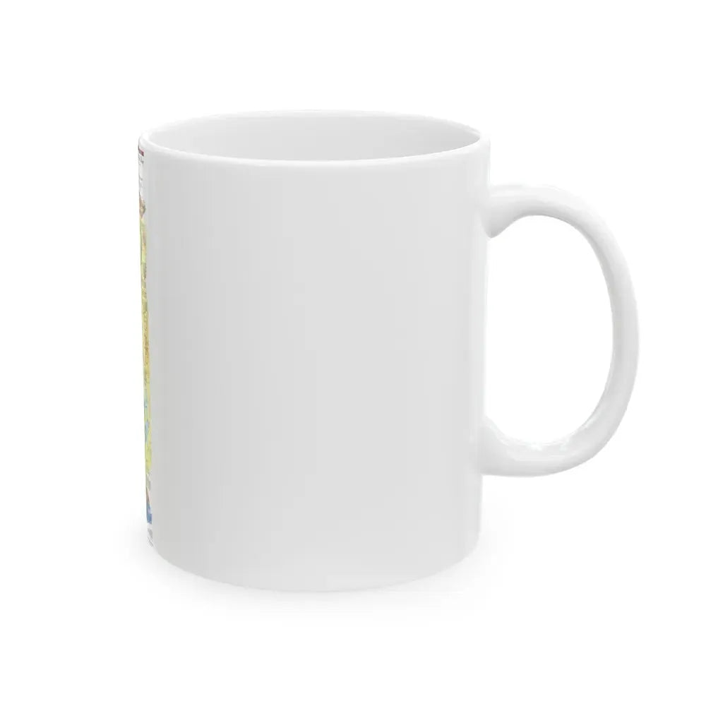 Egypt's Nile Valley- The South (1995) (Map) White Coffee Mug - Go Mug Yourself
