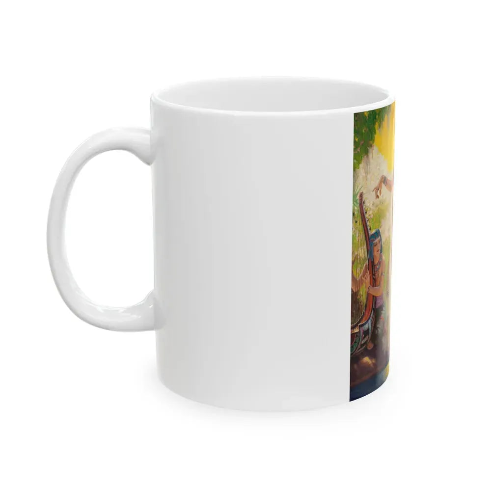 Egyptian Dancer - White Coffee Mug - Go Mug Yourself