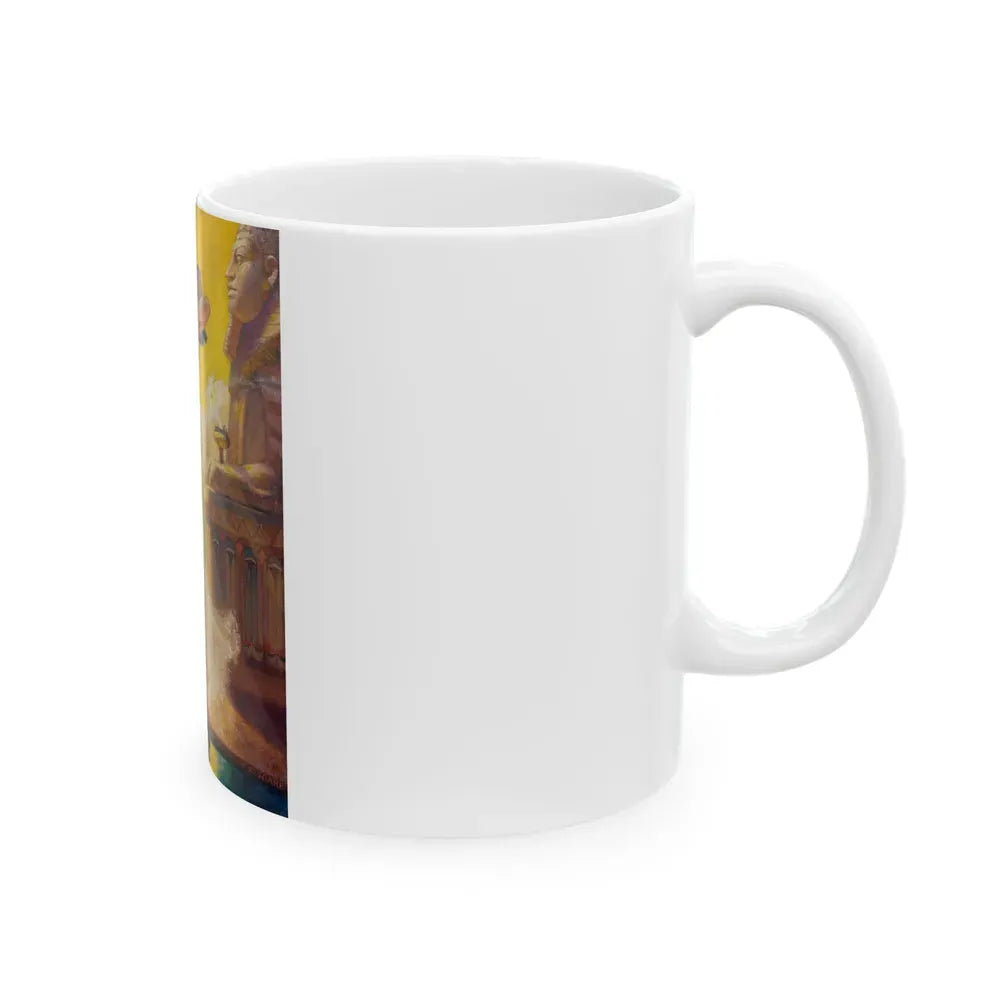 Egyptian Dancer - White Coffee Mug - Go Mug Yourself