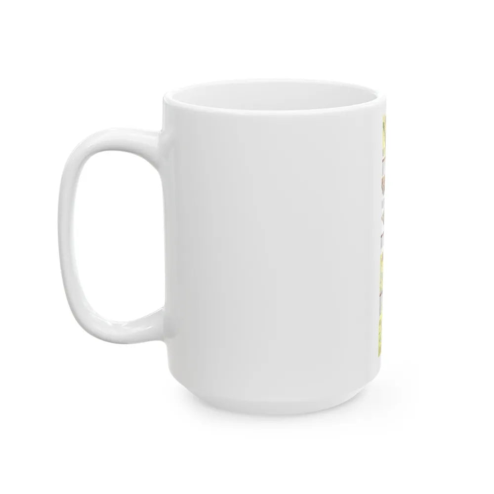 Egypt's Nile Valley- The South (1995) (Map) White Coffee Mug-Go Mug Yourself