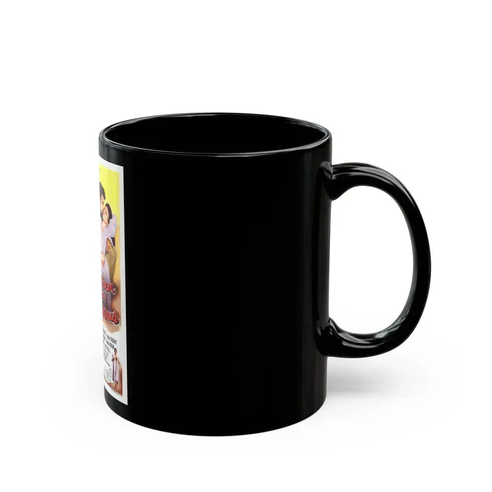 EIGHTEEN AND ANXIOUS 1957 Movie Poster - Black Coffee Mug - Go Mug Yourself