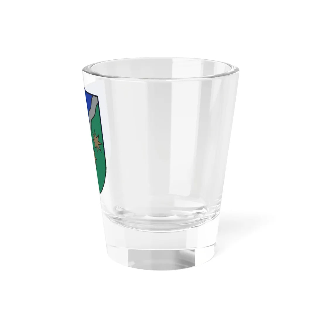 Ķekavas novada ģerbonis (Latvia) (Coat of Arms) Shot Glass 1.5oz - Go Mug Yourself