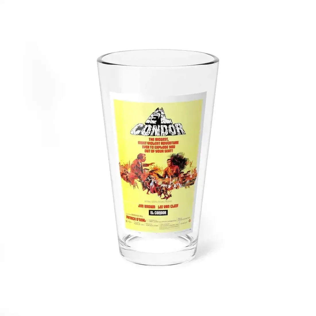 EL CONDOR (2) 1970 Movie Poster - Pint Glass 16oz 16oz - Go Mug Yourself