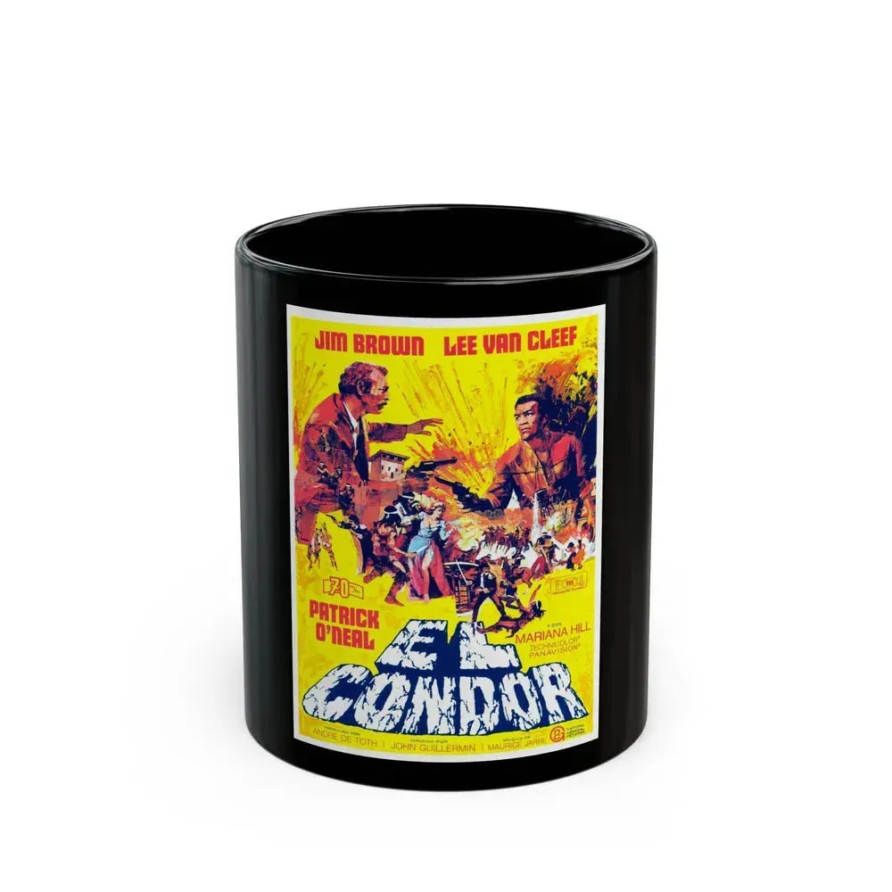 EL CONDOR (SPANISH) 1970 Movie Poster - Black Coffee Mug 11oz - Go Mug Yourself