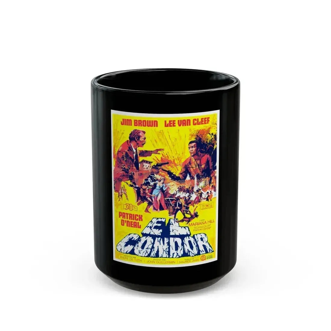 EL CONDOR (SPANISH) 1970 Movie Poster - Black Coffee Mug 15oz - Go Mug Yourself