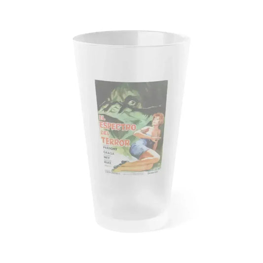 EL ESPECTRO DEL TERROR 1973 Movie Poster - Frosted Pint Glass 16oz 16oz Frosted - Go Mug Yourself