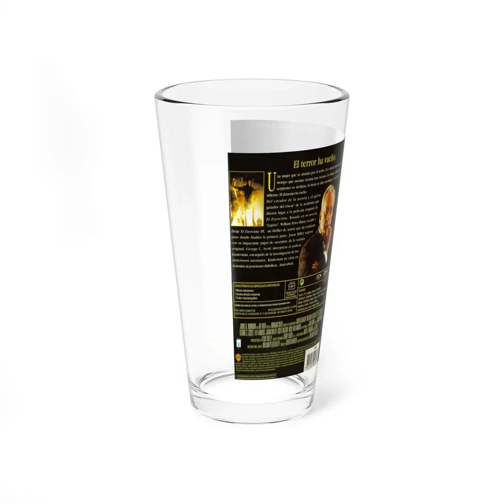 EL EXORCISTA 3 (VHS COVER) Pint Glass 16oz - Go Mug Yourself