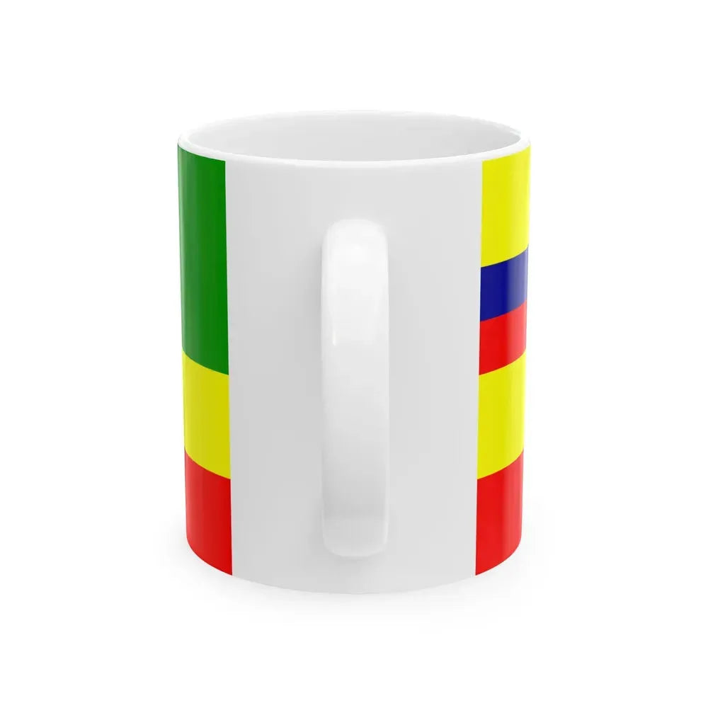 El Oro Flag (Ecuador) White Coffee Mug - Go Mug Yourself