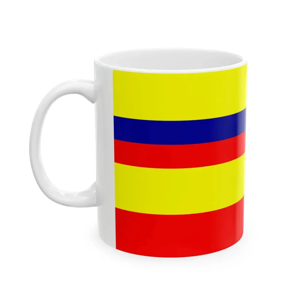 El Oro Flag (Ecuador) White Coffee Mug - Go Mug Yourself