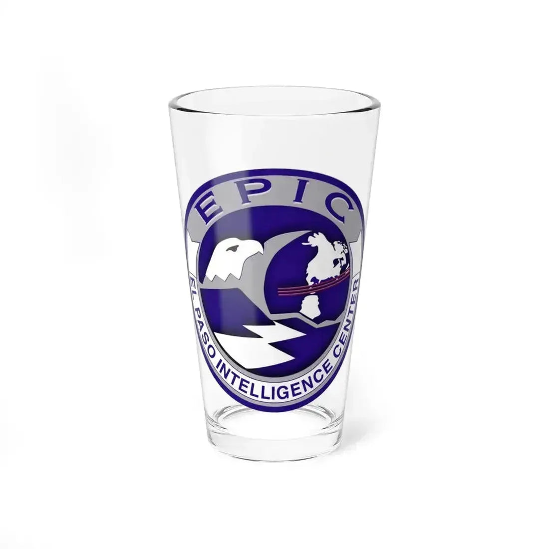 El Paso Intelligence Center - Pint Glass 16oz 16oz - Go Mug Yourself
