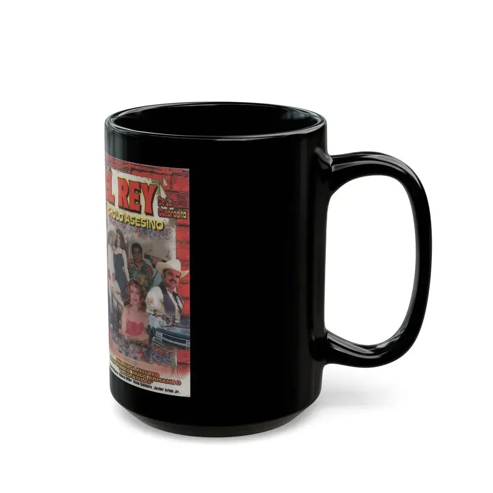 EL REY DE LA QUEBRADITO CHOLO ASESINO ANA LUISA PELUFFO (VHS COVER) - Black Coffee Mug - Go Mug Yourself