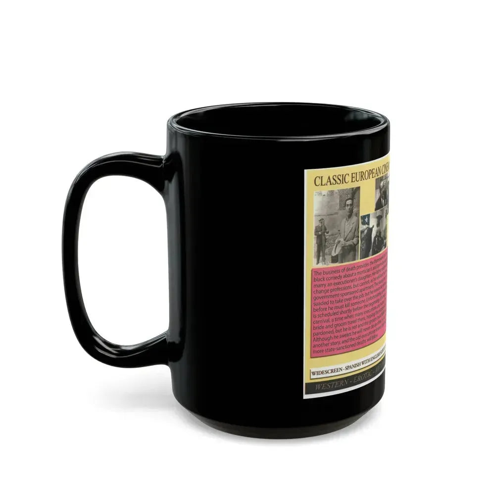 EL VERDUGO (VHS COVER) - Black Coffee Mug - Go Mug Yourself