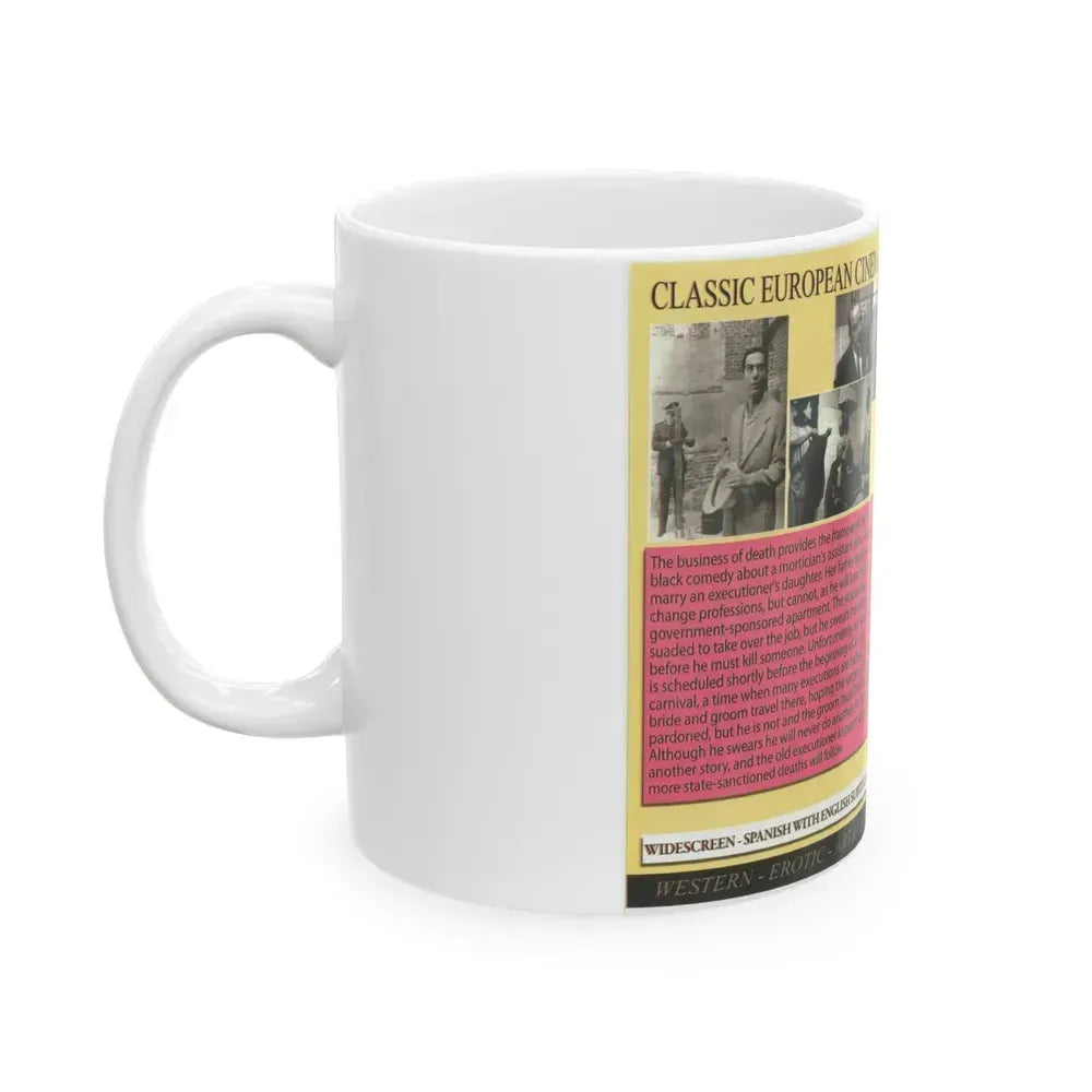 EL VERDUGO (VHS COVER) - White Coffee Mug - Go Mug Yourself
