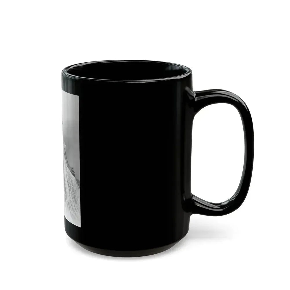 Elaine Stewart #101 (Vintage Female Icon) Black Coffee Mug - Go Mug Yourself