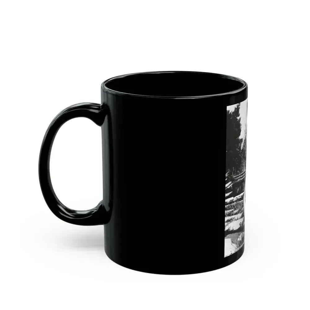 Elaine Stewart #113 (Vintage Female Icon) Black Coffee Mug - Go Mug Yourself