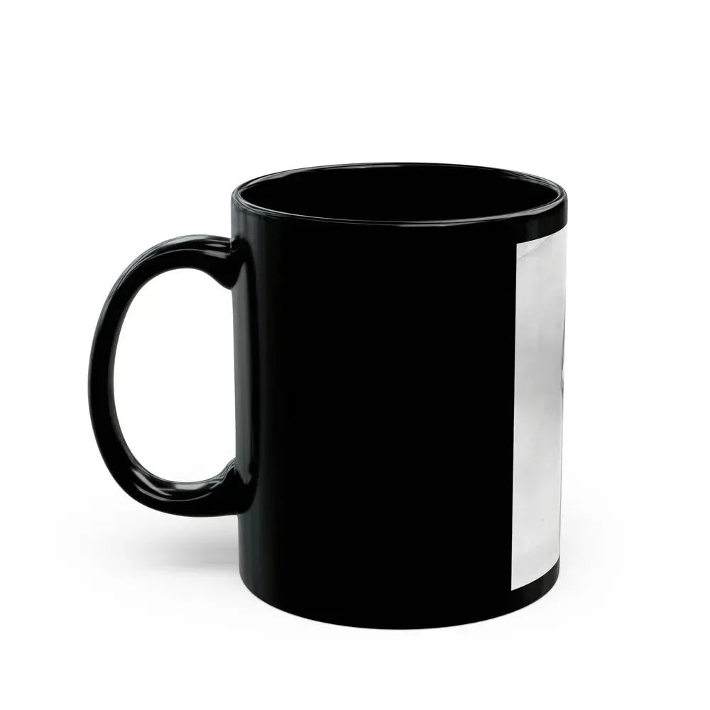 Elaine Stewart #115 (Vintage Female Icon) Black Coffee Mug - Go Mug Yourself