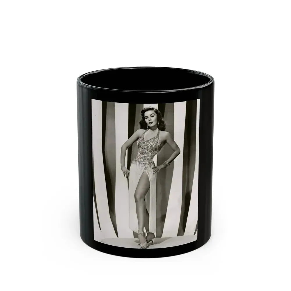 Elaine Stewart #117 1 (Vintage Female Icon) Black Coffee Mug 11oz - Go Mug Yourself