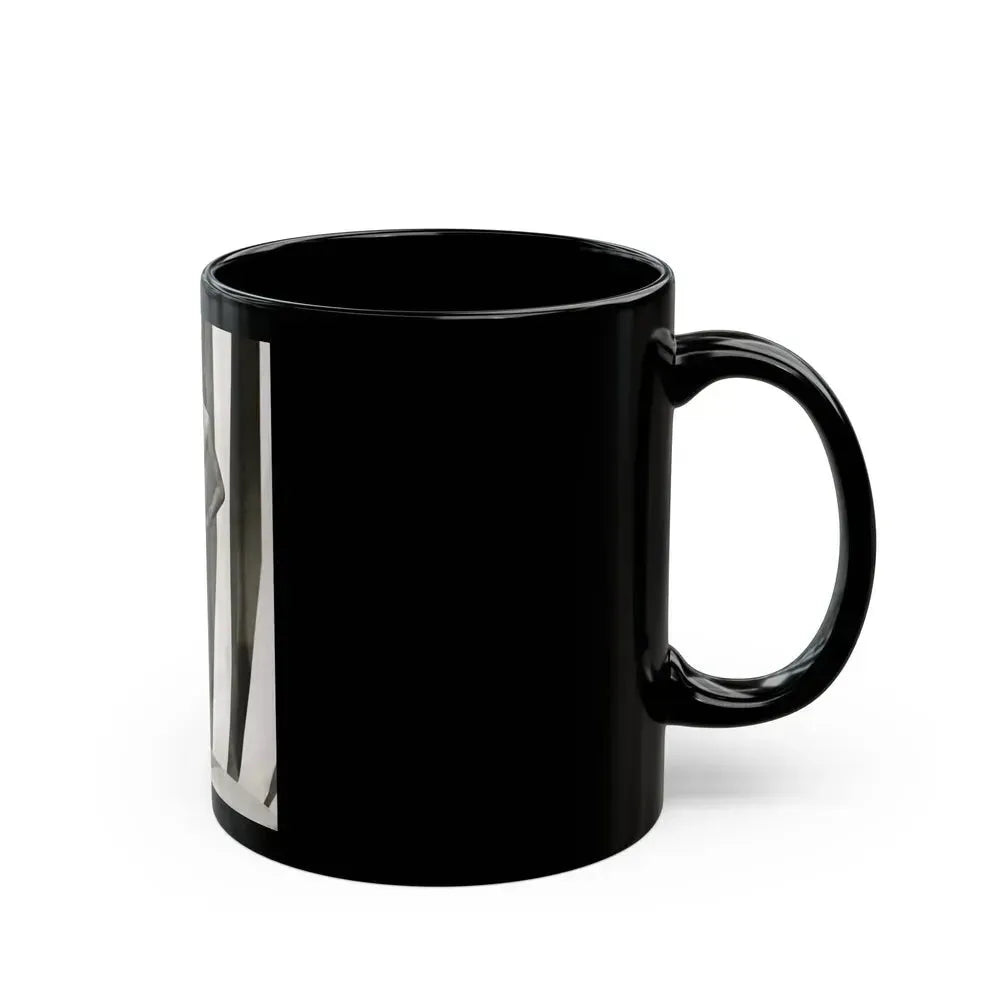 Elaine Stewart #117 1 (Vintage Female Icon) Black Coffee Mug - Go Mug Yourself
