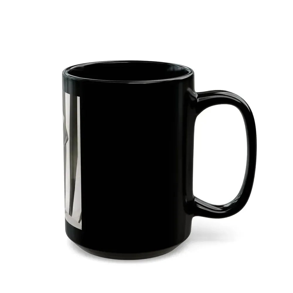 Elaine Stewart #117 1 (Vintage Female Icon) Black Coffee Mug - Go Mug Yourself