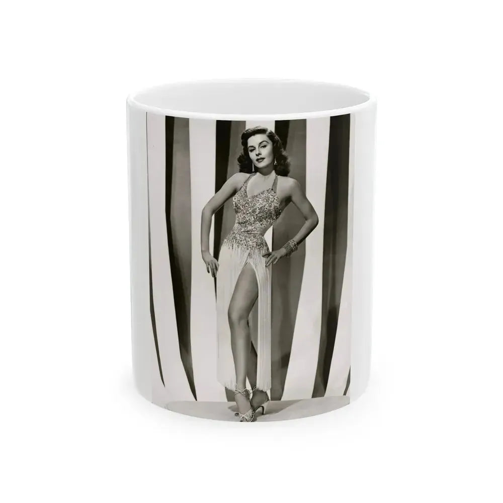 Elaine Stewart #117 1 (Vintage Female Icon) White Coffee Mug 11oz - Go Mug Yourself