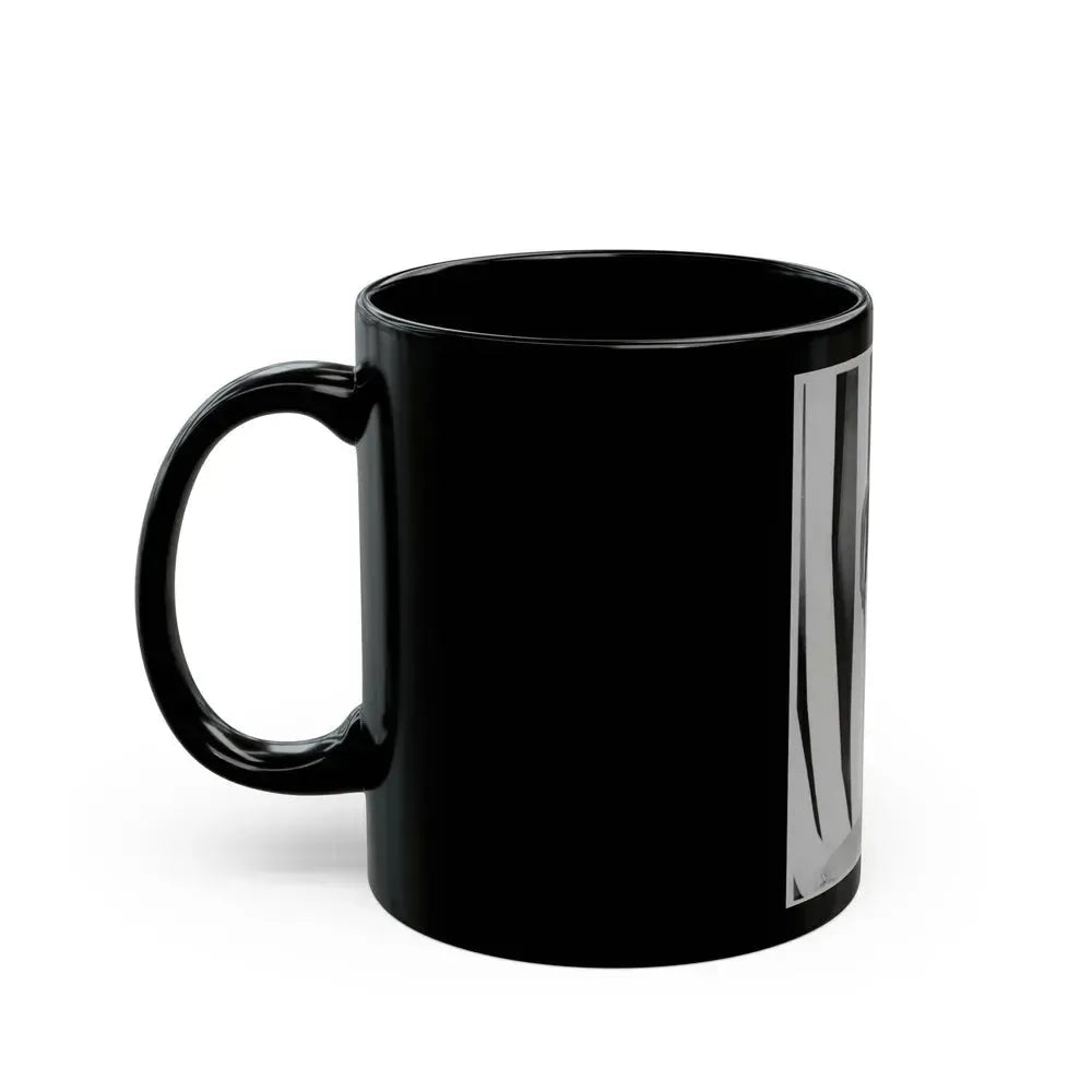 Elaine Stewart #117 (Vintage Female Icon) Black Coffee Mug - Go Mug Yourself