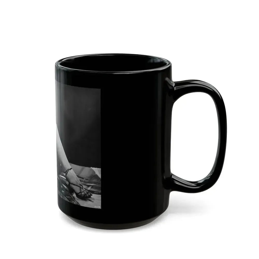 Elaine Stewart #118 (Vintage Female Icon) Black Coffee Mug - Go Mug Yourself