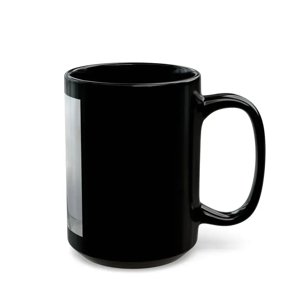 Elaine Stewart #121 (Vintage Female Icon) Black Coffee Mug - Go Mug Yourself