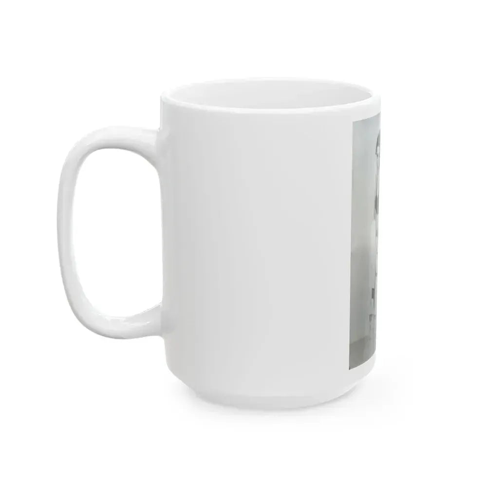 Elaine Stewart #121 (Vintage Female Icon) White Coffee Mug - Go Mug Yourself