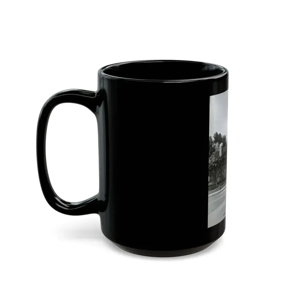 Elaine Stewart #122 (Vintage Female Icon) Black Coffee Mug - Go Mug Yourself