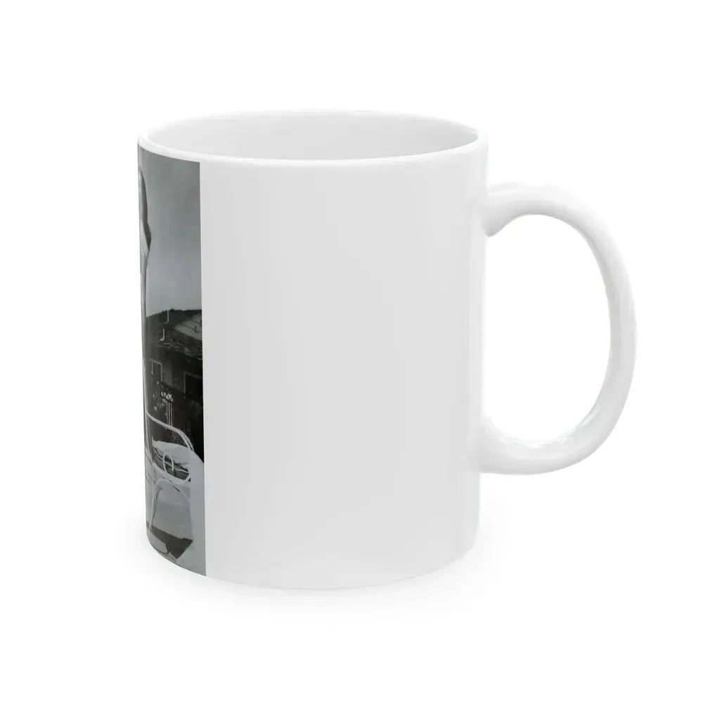 Elaine Stewart #122 (Vintage Female Icon) White Coffee Mug - Go Mug Yourself