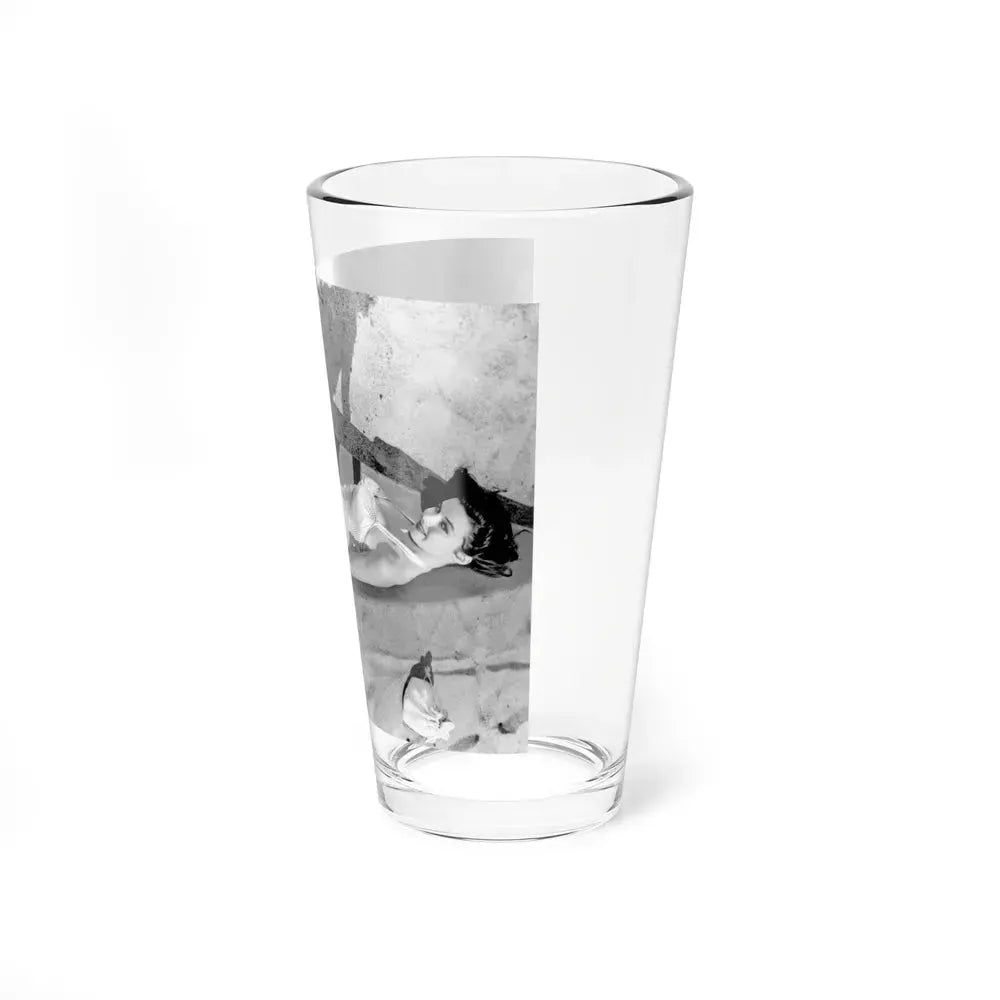 Elaine Stewart #129 (Vintage Female Icon) Pint Glass 16oz - Go Mug Yourself