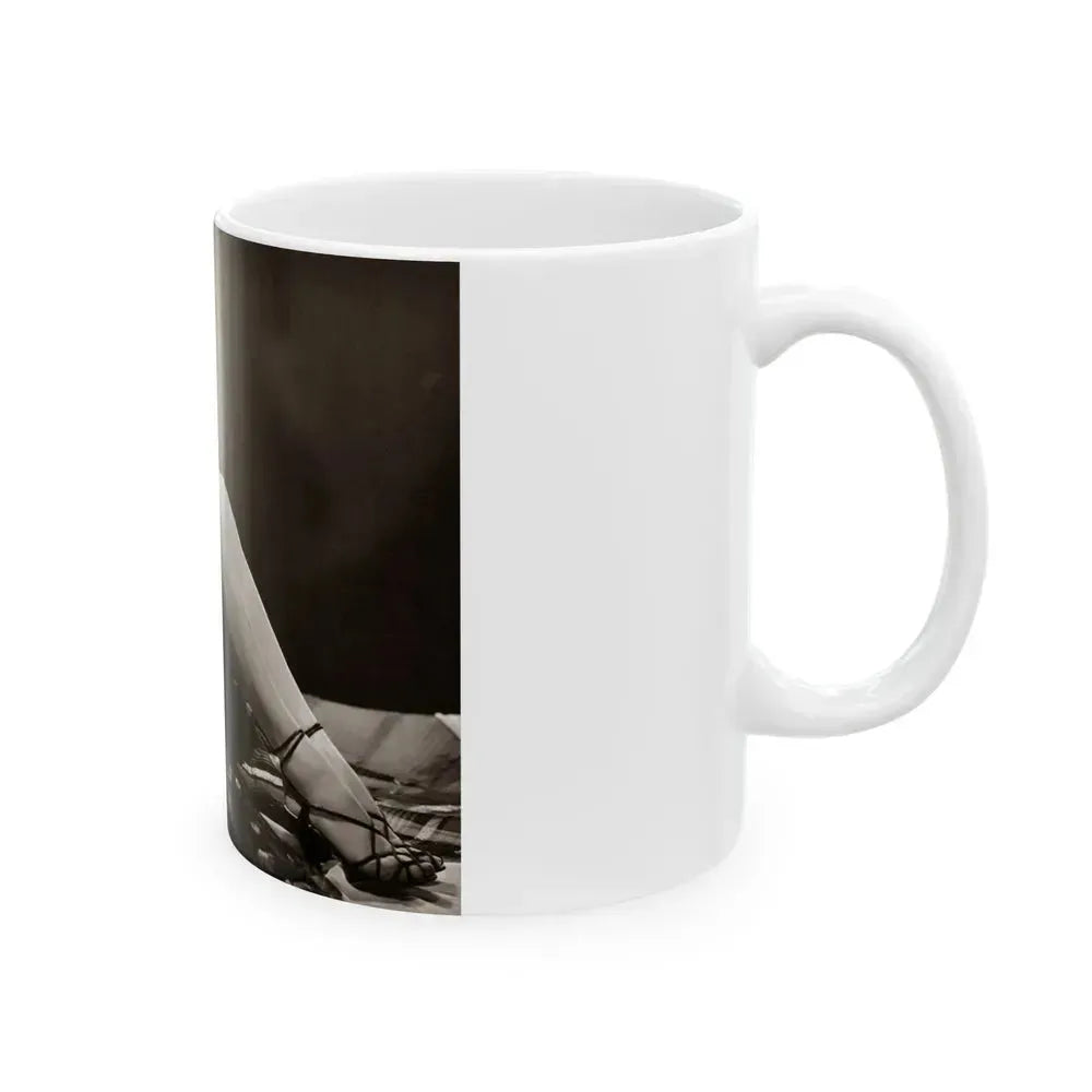 Elaine Stewart #132 (Vintage Female Icon) White Coffee Mug - Go Mug Yourself