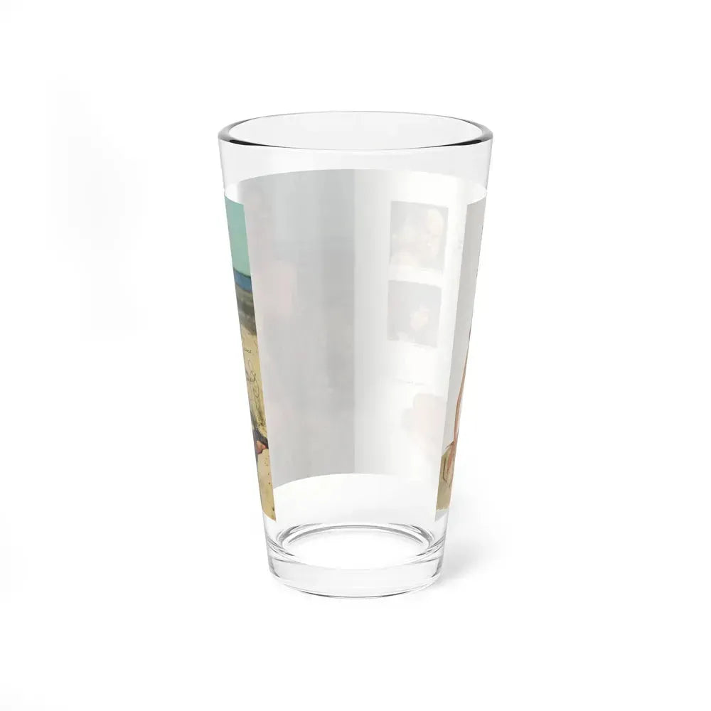 Elaine Stewart #138 - Modern Screen Pin-Ups Magazine Issue #1 (Vintage Female Icon) Pint Glass 16oz - Go Mug Yourself