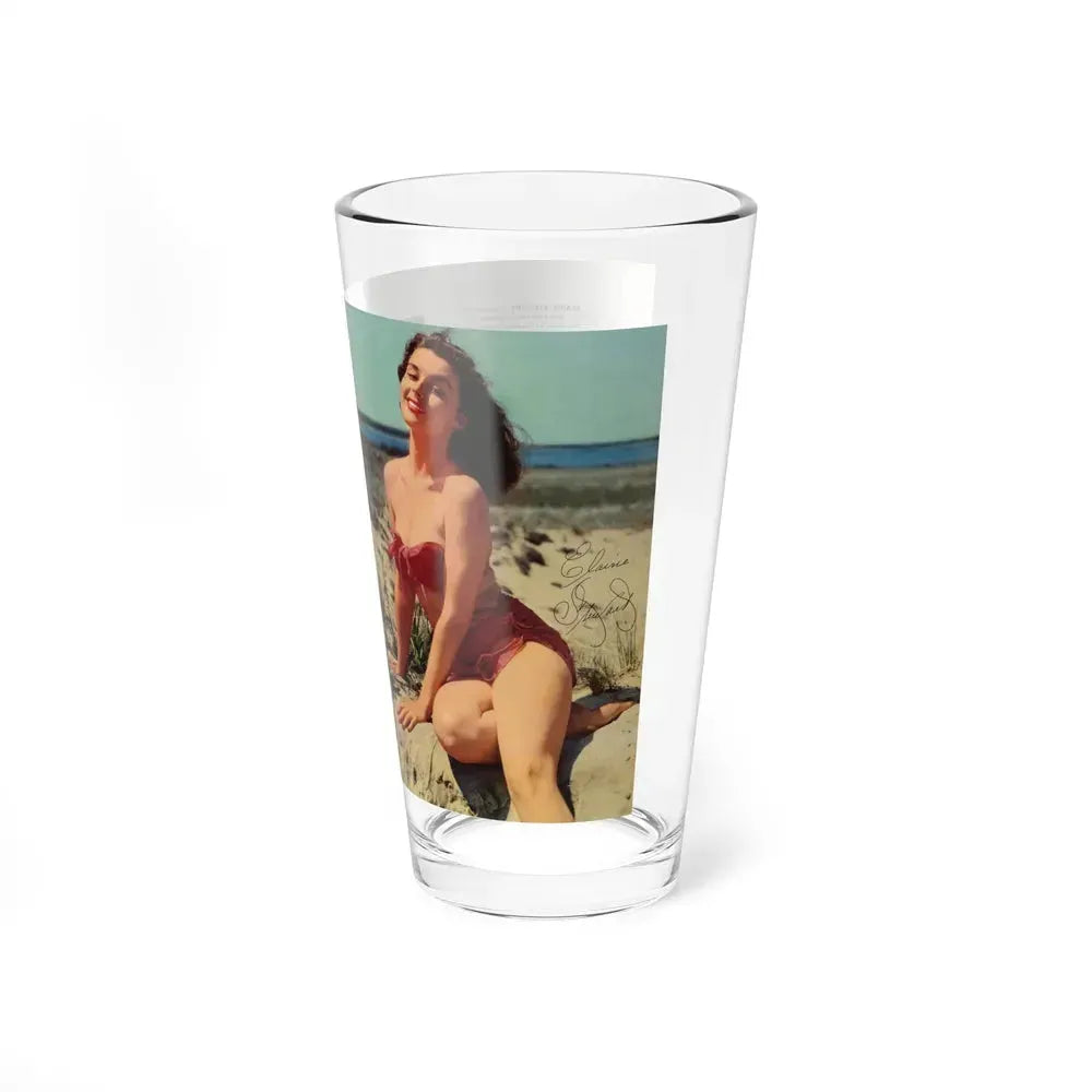Elaine Stewart #138 - Modern Screen Pin-Ups Magazine Issue #1 (Vintage Female Icon) Pint Glass 16oz - Go Mug Yourself
