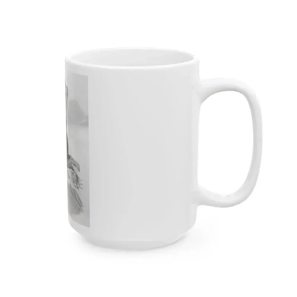 Elaine Stewart #141 (Vintage Female Icon) White Coffee Mug - Go Mug Yourself